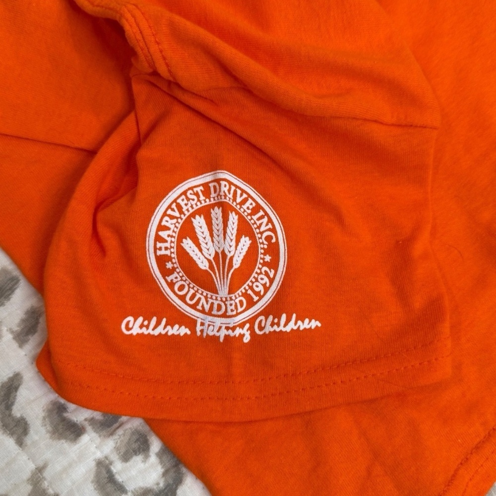 Gildan Harvest‎ Happiness T-Shirt; Orange; Unisex Size Small - Picture 3 of 4